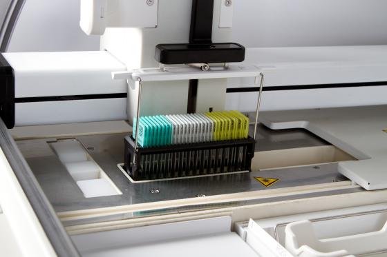 Save reagent costs through unique slide counting.