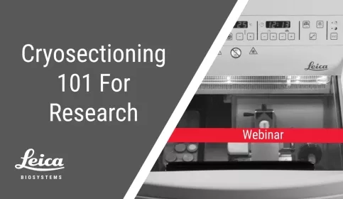 Cryosectioning 101 for Research Webinar Thumbnail