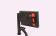 Cleaning tools are conveniently stored behind the monitor. That makes for easy access and ensures they won’t get lost.